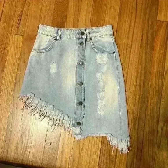 Retrofete Maeve Denim Skirt - Picture 3 of 5